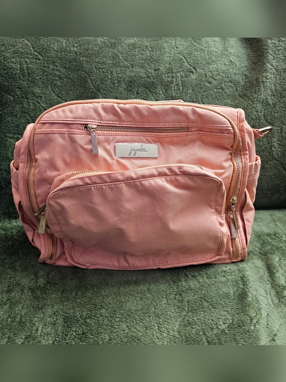 JuJuBe Just Peachy BFF Bag Convertible Diaper Bag Pockets NWT Machine Washable